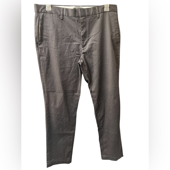 Banana Republic Fulton Stretch Chino Dark Gray Pant size 36x32 - Picture 1 of 8